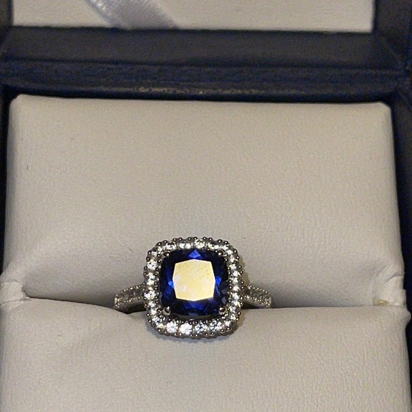 ▪️Sapphire and White Sapphire Ring▪️ - Picture 7 of 7